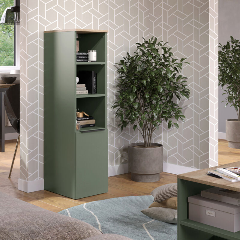 Universalschrank Wido, Grün, 30.2 X 120 Cm Mit Einer Tür, Vicco