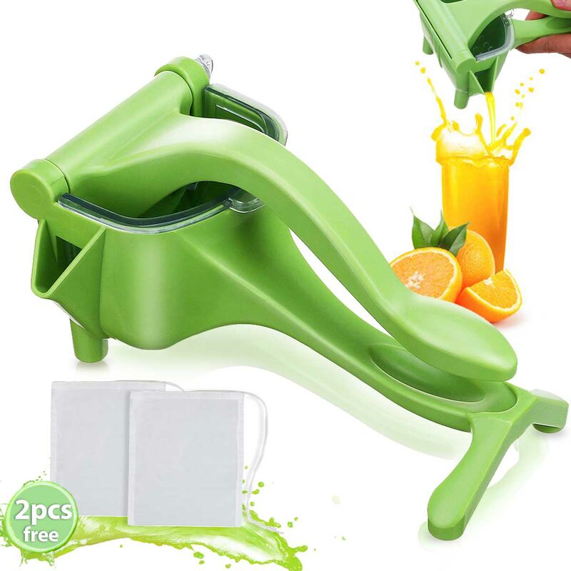 Drillpro - Ménage bricolage manuel presse-fruits presse à main extracteur de presse-citron orange Vert swagx