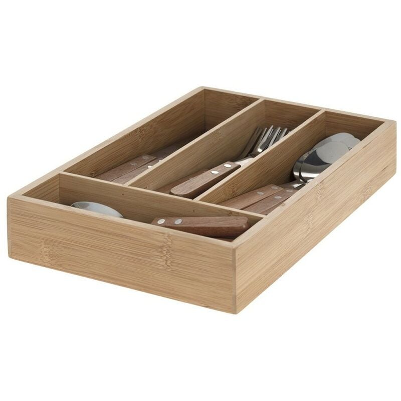 Secret De Gourmet - Ménagère inox 24 pièces Cadence avec range couverts