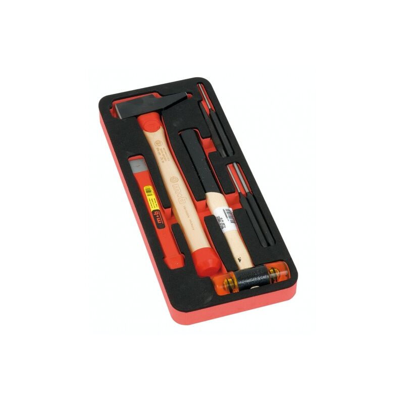 Mob Outillage - mob - 7 outils de frappe dans un module en mousse