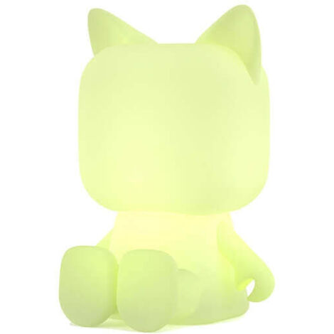 Mob animal mignon chat lumineux multicolore