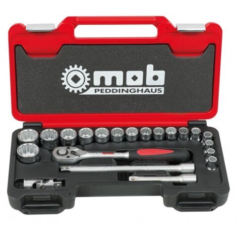 MOB - Box medium 1/2 21 pieces 12 pans cliquet poir