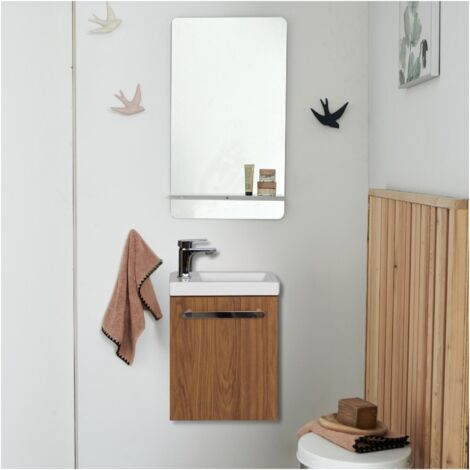 MEUBLE DE SALLE de bain Paso 01 - Badplaats - 80 cm - Chene - Armoire