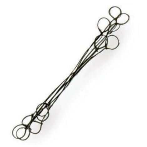 Mob Mondelin – Liens métalliques 12 cm pour béton armé – Lot de 1000 – Diamètre 1,1 mm pour liaison rapide – 6540120101