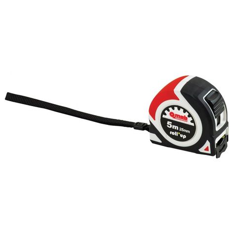 Mob Outillage – Mètre déroulant 5m x 24mm – Boîtier antichoc en ABS – Ruban en acier allié Manganèse 65Mn – Précision et durabilité sur chantier - 5mx24mm