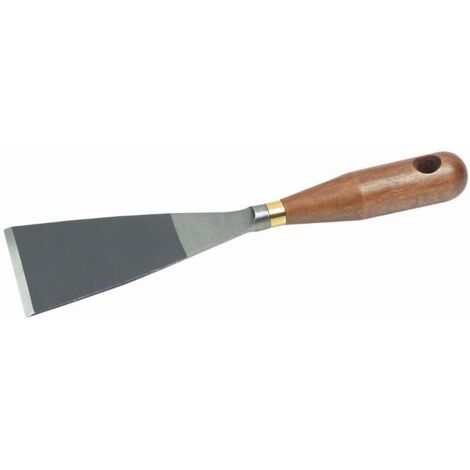 Mob Outillage – Riflard de maçon biseauté 70mm – Lame épaisse en acier trempé – Manche en hêtre 26 cm – 6360000010
