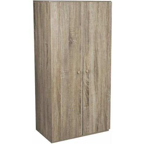 Mobiile 2 Ante 7 Ripiani 55x34x112 cm in PB Sonoma