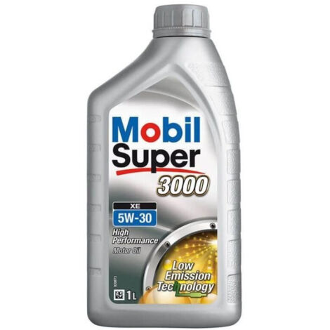 MOBIL HUILE MOTEUR ESSENCE DIESEL SUPER 3000 XE - 5W30 - SYNTHÉTIQUE - 1L 50391