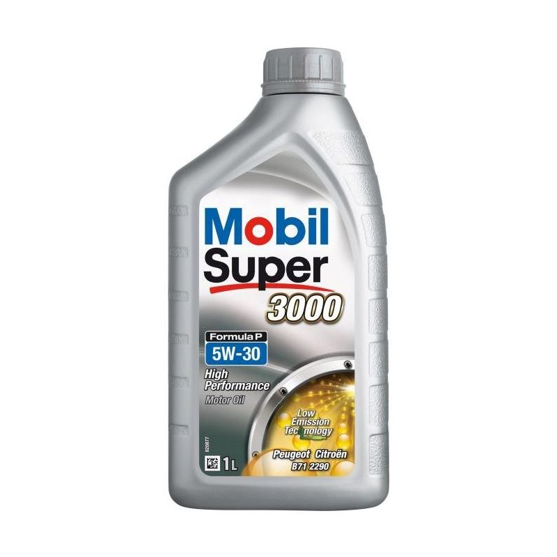 HUILE MOTEUR ESSENCE DIESEL SUPER 3000 FORMULA P - 5W30 - SYNTHÉTIQUE - 1L 50351 - Mobil