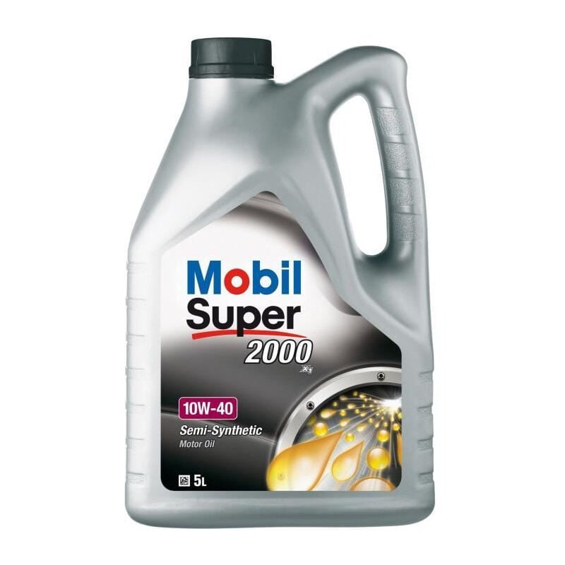Mobil - Huile-Additif super 2000 X1 - Semi-synthetique / 10W40 / 5L