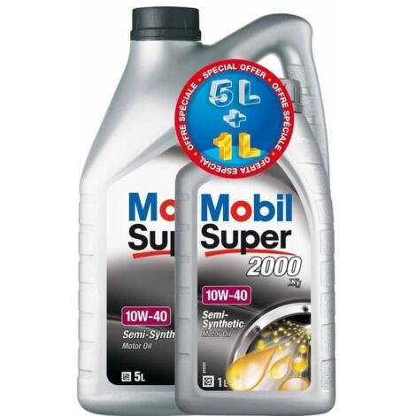 MOBIL HUILE S2000 10W40 5 + 1L GRATUIT