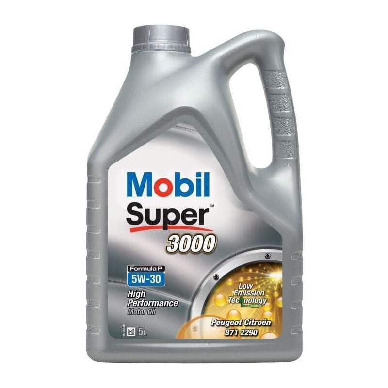 MOBIL Super 3000 Formula-P 5W-30 bidon 5L Huile moteur haute performance