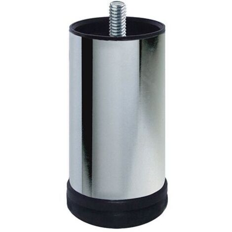 MOBILA- 1 PIEDE DELUXE  IN METALLO DIAMETRO 60MM H120MM CROMO