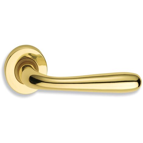 MOBILA - MANIGLIA ROSETTA IN OTTONE LUCIDO 45MM