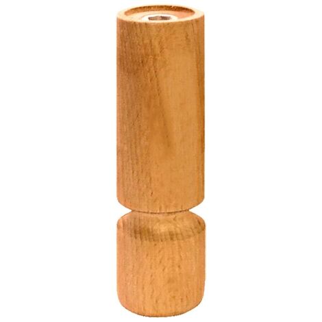 MOBILA - PIEDE BIRILLO IN LEGNO NATURALEH 130MM DIAMETRO 40 MM