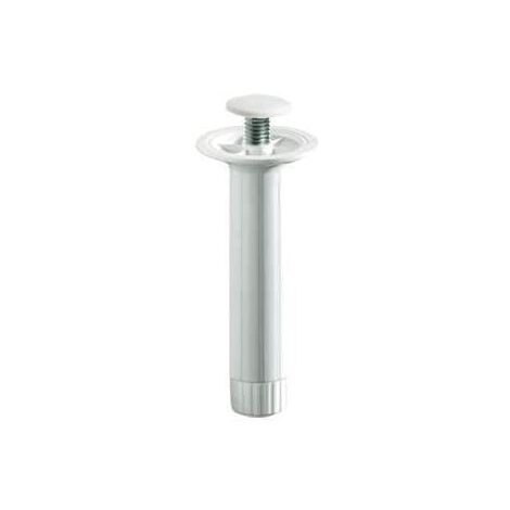 MOBILA - PIEDE IN ABS BIANCO REGOLABILE D28 H100MM