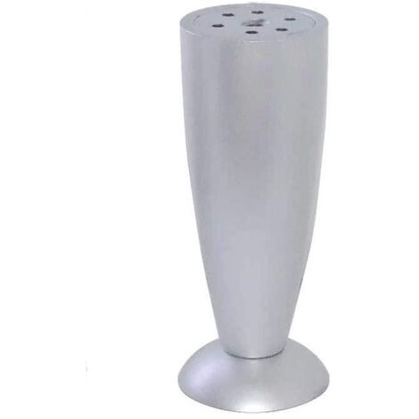 MOBILA - PIEDINO IN ABS REGOLABILI H115-120MM FINITURA ALLUMINIO