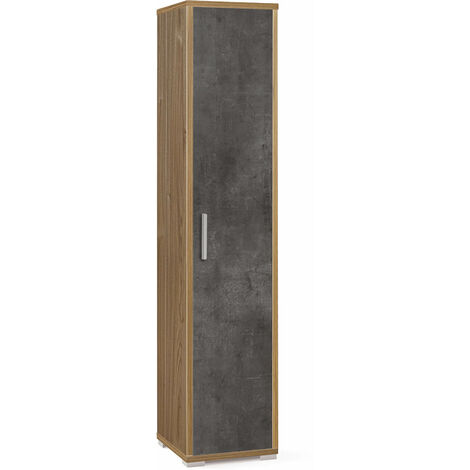 MOBILE 1ANTA CM.39X41X182H NOCE STELVIO/OSS.NERO