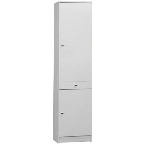 MOBILE 2 ANTE + 1 CASSETTO 46X34X183 BIANCO LACC. 452TL