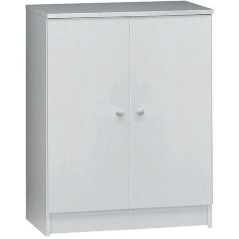 Mobile 2 Ante 62L x 34P x h80 – Finitura Bianco Liscio – Sarmog