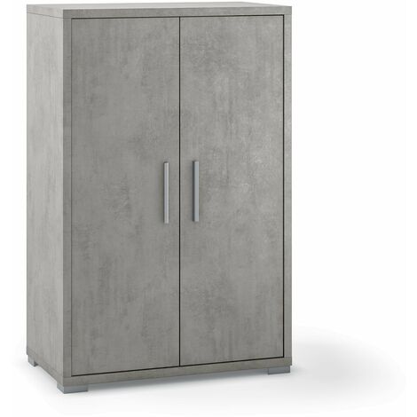 Mobile 2 Ante 71x110x41 cm Cemento