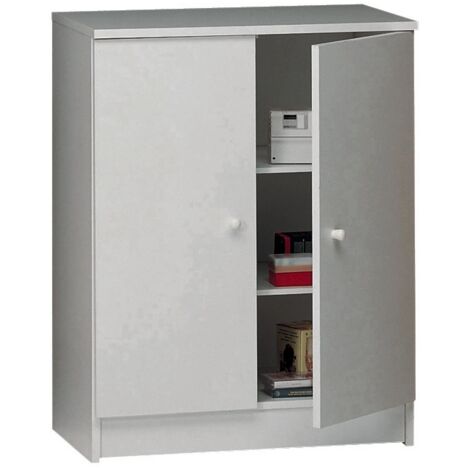 mobile  2 ante  bianco, 62x80x34 cm