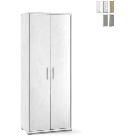 mobile 2 ante ossido bianco, 71x182x41 cm