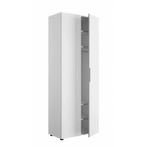 MOBILE 2A ALTO MULTIUSO CM. 69X36X181 H BIANCO