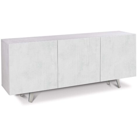 Mobile 3 Ante 174x70x41 cm Ossido Bianco