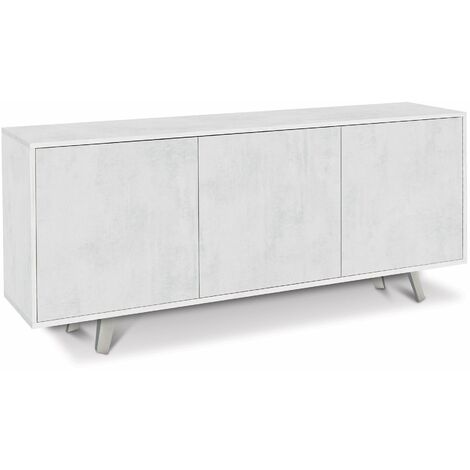 Mobile 3 Ante 177x74x41 cm Ossido Bianco