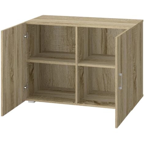 MOBILE A DUE ANTE 90x45x66h cm rovere