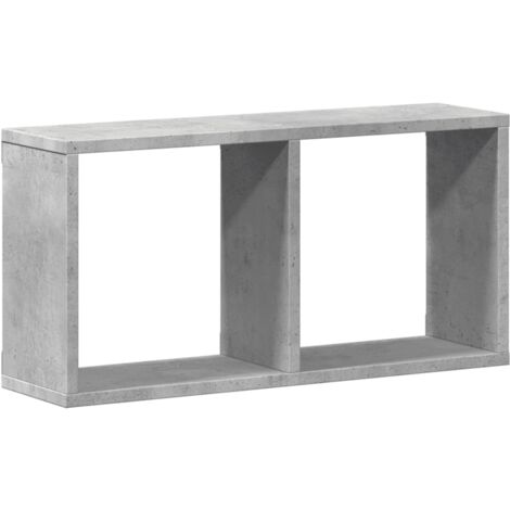 Mobile a Parete 60x16x30 cm Grigio Cemento in Legno Multistrato vidaXL