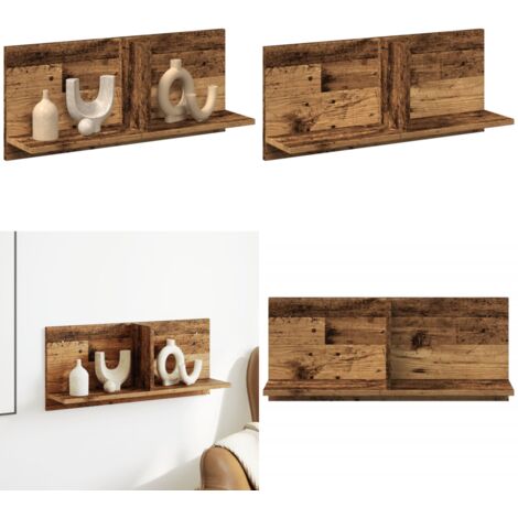 Mobile a Parete 70x16,5x30 cm Legno Antico in Legno Multistrato - Mobile a parete - Armadio a parete
