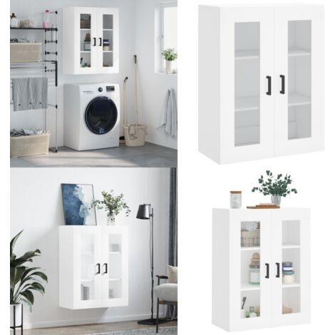 Mobile a Parete Bianco 69,5x34x90 cm - Mobile a parete - Armadio a muro