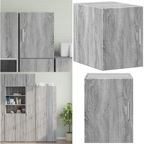 Mobile a Parete Grigio Sonoma 30x42,5x40cm in Legno Multistrato - Armadio a parete - Mobiletto a parete