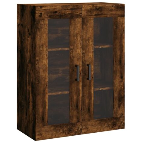 Mobile a Parete Rovere Fumo 69,5x34x90 cm vidaXL 211925