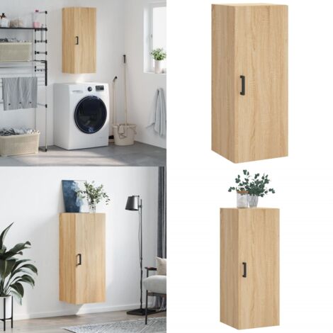 Mobile a Parete Rovere Sonoma 34,5x34x90 cm - Mobile a parete - Armadio a muro