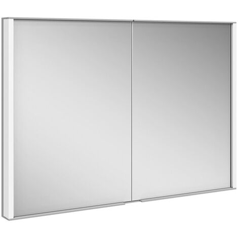 Mobile a specchio ROYAL MATCH incasso parete 1000 x 700 x 149 mm anodizzato argento KEUCO