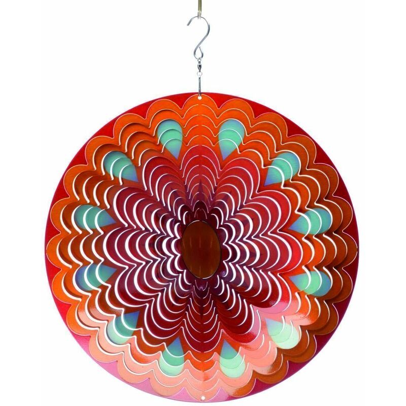 Spin-art Spinners - Mobile à vent design Mandala Sun