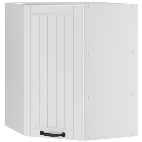 Mobile angolare da cucina Fame-Line, Bianco rustico, 57 cm, Vicco