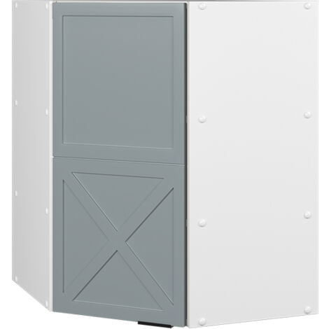 Mobile angolare da cucina Fame-Line, Blu-grigio chiaro, 57 cm, Vicco