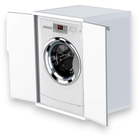Mobile armadietto in resina a 2 ante copri lavatrice 68,5x64,5x88h cm