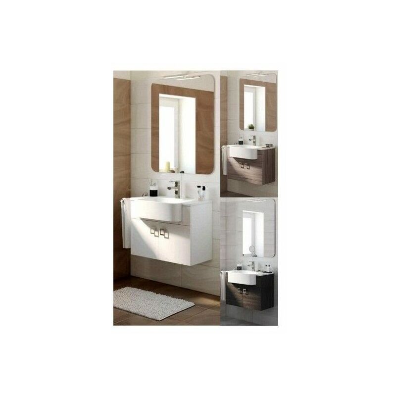 Mobili Arredo Bagno Moderno.Mobile Arredo Bagno 70 Cm Sospeso Moderno Disponibile Bianco Con Specchio Mobili 1 Flo01