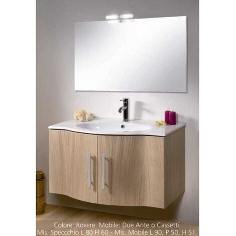 Miglior Prezzo Arredo Bagno.Arredo Bagno Sospeso Manhattan Ondulato Al Miglior Prezzo