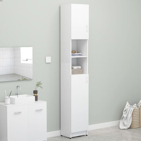 BDW Mobile armadio per lavatrice, 180 x 64 x 30 cm, mobile alto per il  bagno con scaffali, colore rovere sonoma : : Casa e cucina