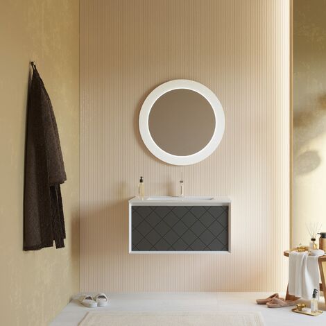 METAFORM - LINEA SPECCHIO TONDO Ø50 CM CON CORNICE BIANCA, Accessori  Bagno, Sanitari & Accessori