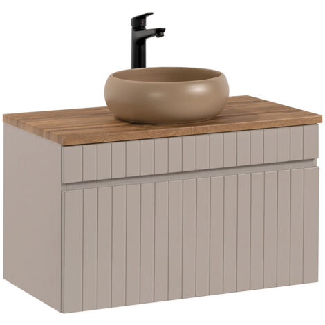 Mobile bagno con lavabo Zelie cachemire 80cm