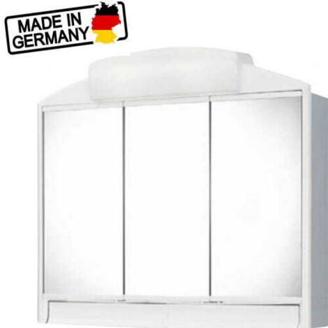 Mobile bagno con specchio RANO 59x51x16, 2x25W, bianco