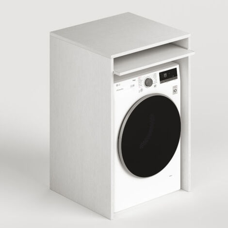 AZUR LINE Mobile bagno coprilavatrice in legno. Mobili lavanderia