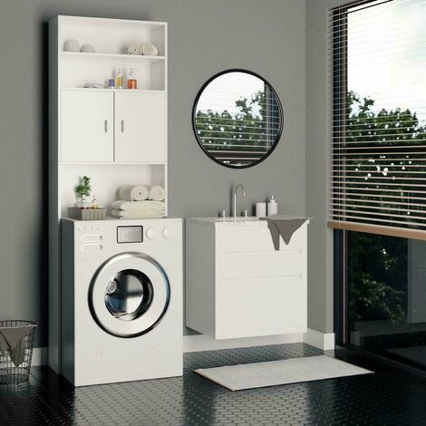 Armadio per lavatrice/bagno Mobile alto per il bagno /armadietto bagno